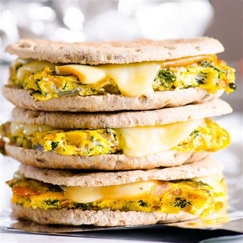 Healthy Breakfast Sandwich (Make Ahead Recipe) - iFoodReal.com