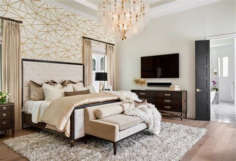 Master Bedroom Wallpaper Accent Wall