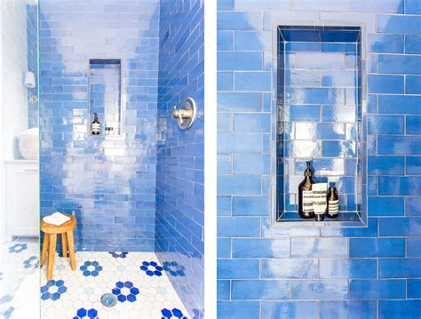 Shower Floor Tile Ideas Blue at Aiden Griffin blog