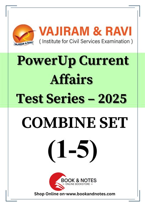 Vajiram & Ravi UPSC Test Series 2025 – Book and Notes