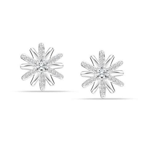 LeCalla - Buy 925 Sterling Silver CZ Starburst Stud Earrings for Women Teen