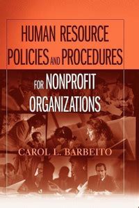 Human Resource Policies and Procedures for Nonprofit Organizations: Buy ...