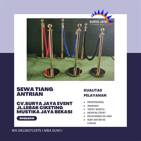 Menyewakan Tiang Antrian Di Kawasan Berikat Nusantara Jakarta