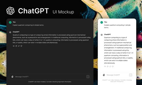 Chat GPT UI 的图像结果