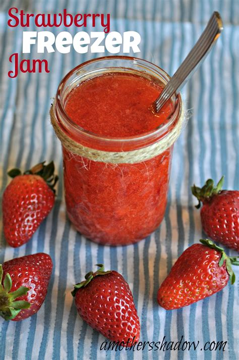 Easy No Cook Strawberry Freezer Jam | Strawberry freezer jam, Freezer ...