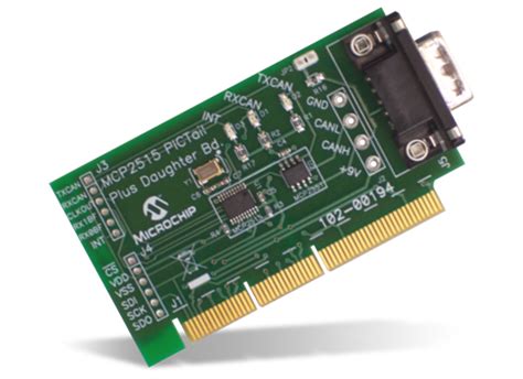 MCP2515DM-PTPLS CAN Controller Daughter Board - Microchip Technology ...