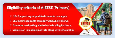 Eligibility for Online Scholarship Exam for College Students