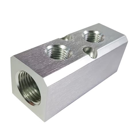 Qolekog Quality 2 Way 4 Port Air Manifold 1/2" NPT Supply Port 1/4" NPT ...