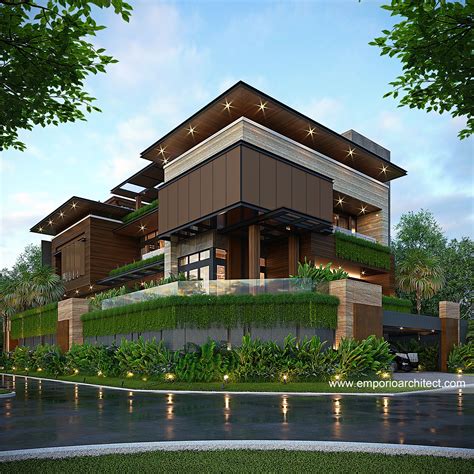 Mrs. RSK 1704 Modern House 3 Floors Design - Makassar 36026 - 3 Floors ...
