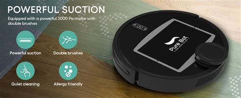 Pure Bot GB Classic C1 | 2-in-1 Robotic Vacuum Cleaner with Mopping ...