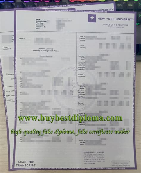 Image result for NYU Transcript