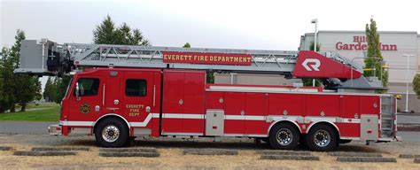 Ladder Fire Truck Water