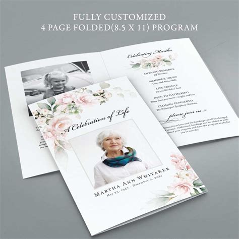 Image result for Funeral Programs