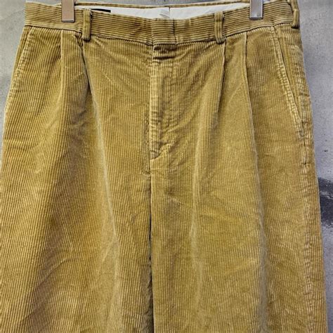 古着屋 LAZY(レイジー) | New Stock 90's LANDS END Corduroy pants color : Amber ...