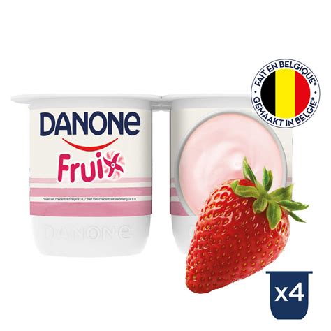 Danone | Fruix | Yaourt | Fraise | Fruits mixés | Maigre | 4 x 125 gr ...