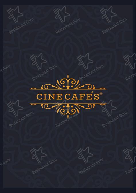 Menu at Cine Cafe, Kolkata, D/45