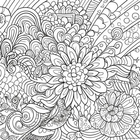 Psychedelic Aesthetic Patterns Coloring Page (16701-13162)