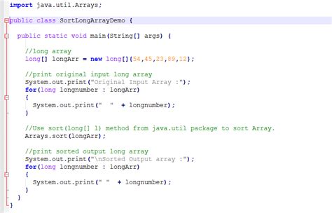 Java Programming Code