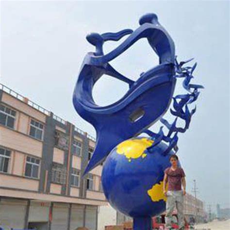 抽象玻璃钢雕塑-济南龙马雕塑艺术有限公司
