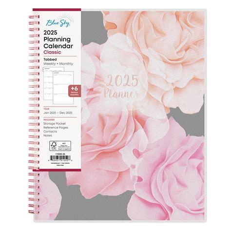 Buy Blue Sky 2025 Weekly and Monthly Planner , January 2025 - December ...