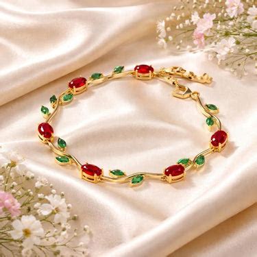 Tulip Bracelet Online India | Anti-Tarnish – Aferando
