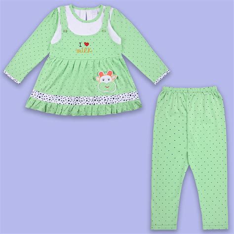 Girls Summer Polka Dot & Applique Top and Pant Set – Wish Karo