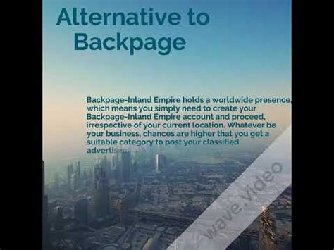Backpage Inland Empire - YouTube