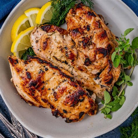 Greek Chicken Marinade with Yogurt and Lemon | Tastes of Lizzy T