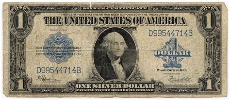 Lot - $1 Silver Dollar Bill Series Of 1923