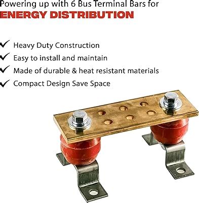 VNInfinitequality Copper Bus Bar - 6 Ground Bar - Grounding Kit - India ...