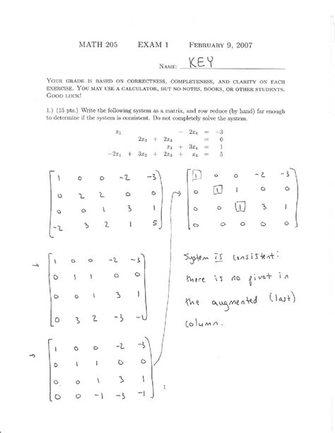 Image result for Linear Matrix Exercise