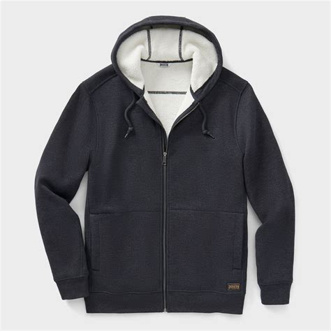 Men's Burly Thermal Sherpa-Lined Standard Fit Hoodie | Duluth Trading ...