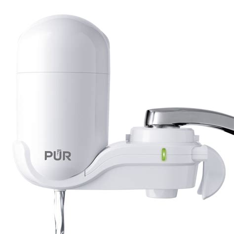 PUR Faucet Mount Water Filtration System, Vertical, White, FM3333B ...