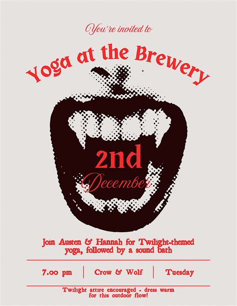 Twilight Yoga at the Brewery, Crow & Wolf Brewing Co. Taproom, Clovis ...