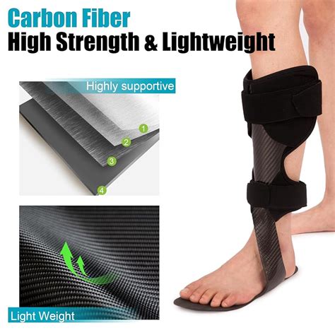 Tairibousy Carbon Fiber AFO Brace Lightweight Ankle Foot India | Ubuy