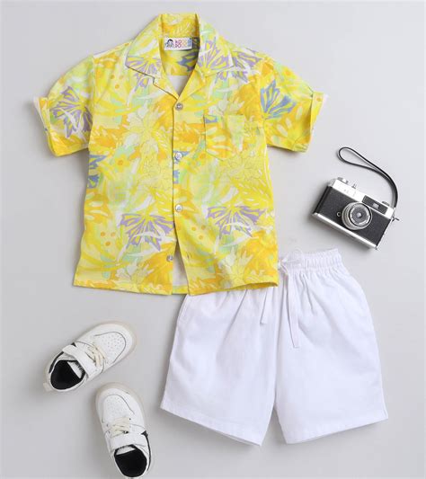 Half Sleeves Shirt and Shorts Set For Kids & Boys – koochi Poochi