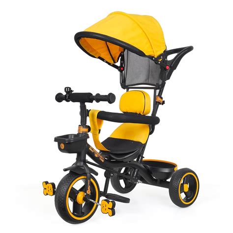 Luusa New GT-500 Tricycle with Canopy/Plug N Play Kids/Baby Tricycle ...