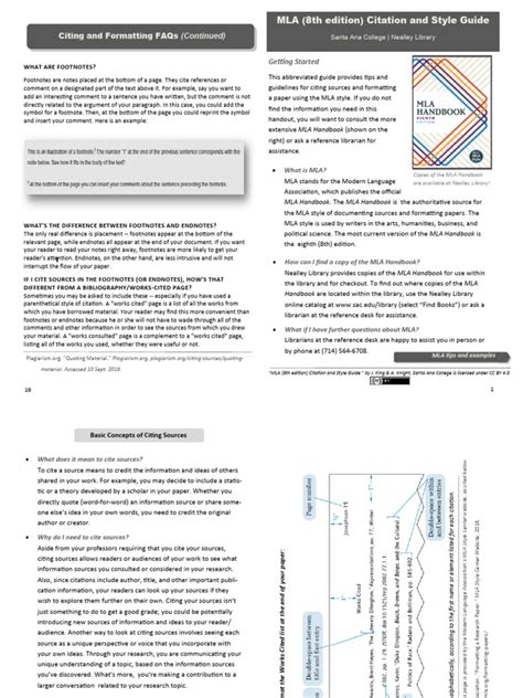 Image result for MLA Style Guide PDF