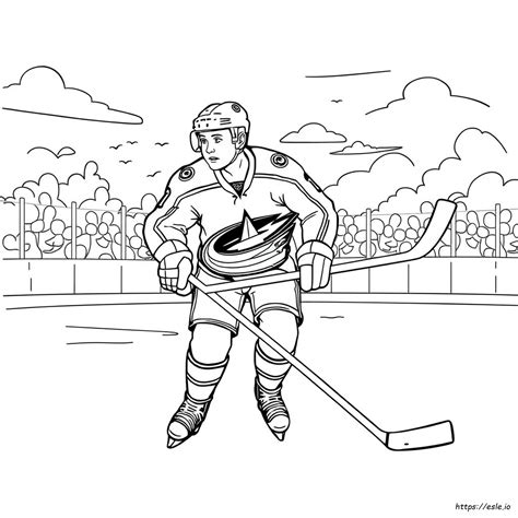 Columbus Blue Jackets Coloring Pages