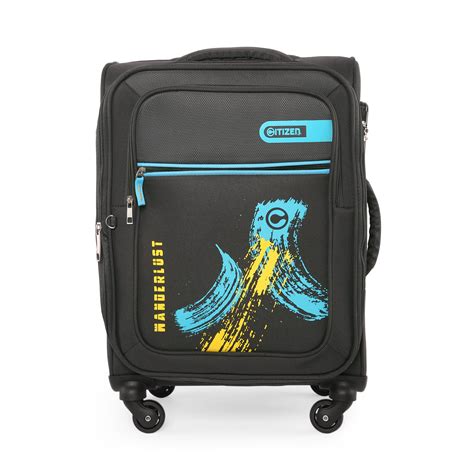 WanderLust Softside Expandable Trolley with Spinner Wheels & Combinati ...