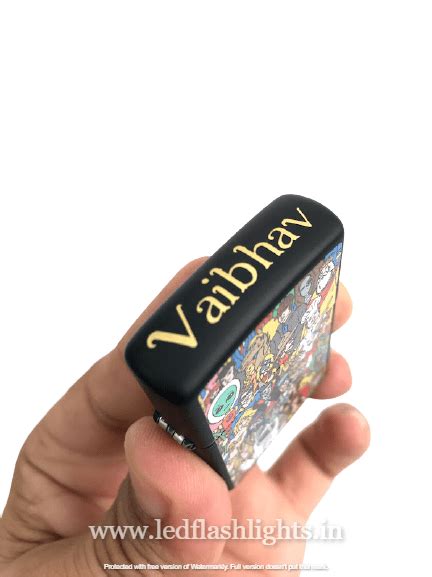 Laser Engraving on Zippo, Personalised Zippos in India – LightMen