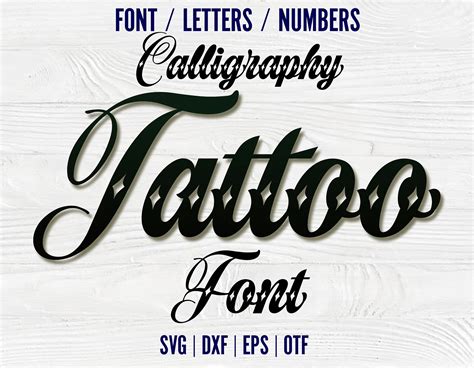 Letter Fonts Tattoos