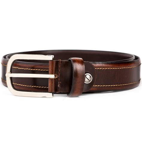 Buy LOUIS STITCH Casual Dual tone Leather Belt for Men | Brown and ...