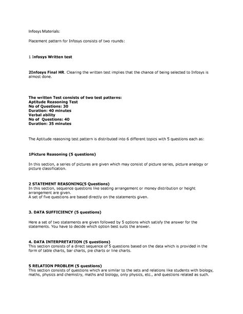 Infyy - All previous year question paper for infosys(system engineer ...