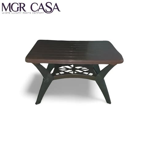 MGR CROSS LEG BROWN DINING TABLE – MGRCASA