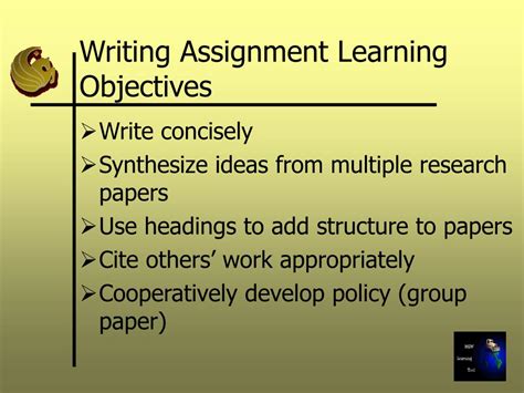 Image result for Objectives Writing Style Examples