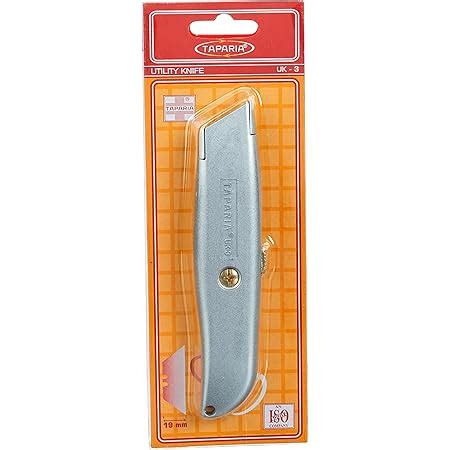 Taparia UK-3 Steel (19mm) Blade Utility Knife (Silver) : Amazon.in ...