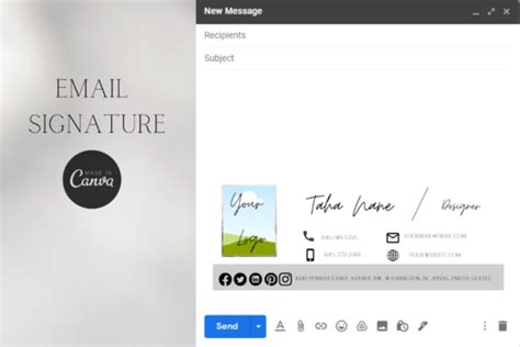 Image result for Canva HTML Code Email Signature