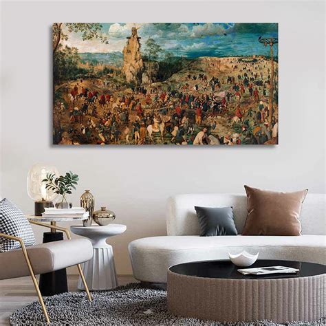 Town Abstract Painting for Living Home Decor – The Seven Colours