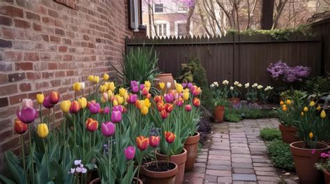 Tulip Garden Spring Tulips Urban - Free image on Pixabay